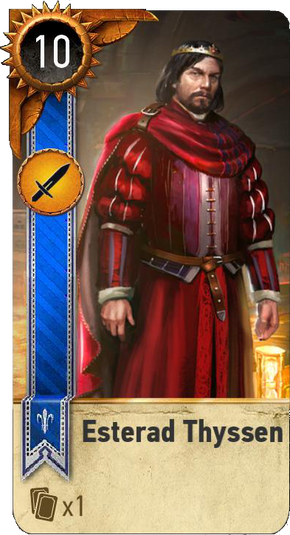 Tw3 gwent card face Esterad Thyssen