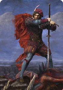 Teil des Gemäldes, das im Gasthaus hängt