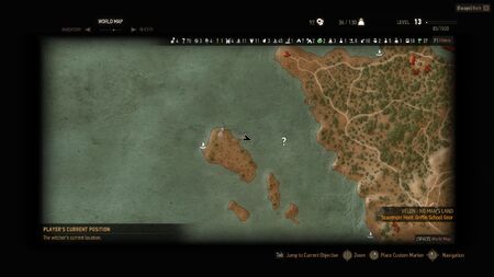 Tw3 wreck of the flying stag map