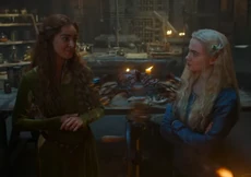 Triss freundet sich mit Ciri an