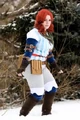 Didi im Triss Merigold-Cosplay zum Dopplercontest