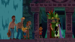 Eduardo reunited with Miles, Stella and Arnold in The Jungle Movie.