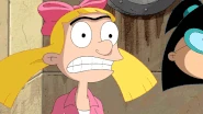 Helga about to throw up