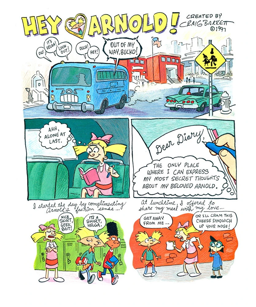 Comics/Helga's Diary | Hey Arnold Wiki | Fandom