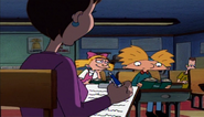 Helga looking at Arnold