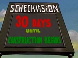 Scheckvision Screen