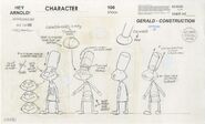 Gerald model sheet - Season 2