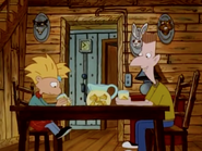 Arnold and Stinky Drinking Lemonade