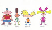 HeyArnold!Pilot-CharacterLineUp