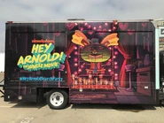 Promotional vehicle featuring one of Helga's shrines