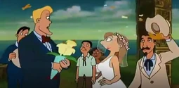 Eduardo at Miles and Stella's wedding