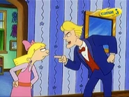 Arguing with Doug at Olga's engagement