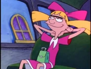 Helga on the bus