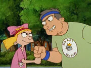 Helga and Big Bob at the Parents Tournament Weekend