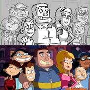 Storyboard compared to final animation