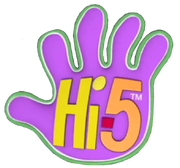 Hi-5 logo tv screen