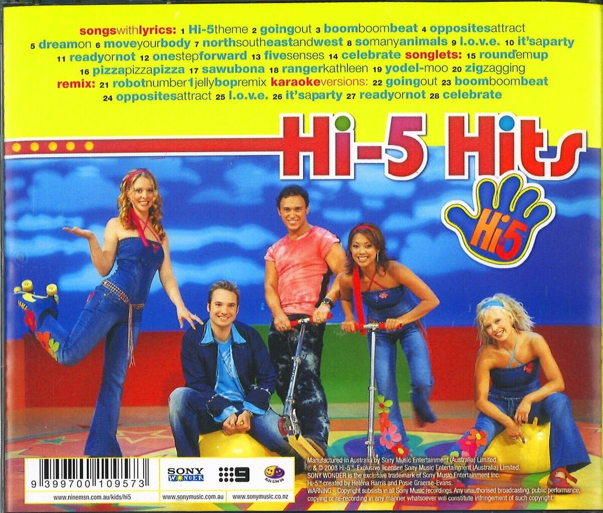 Hi-5 Hits (album) | Hi-5 TV Wiki | Fandom