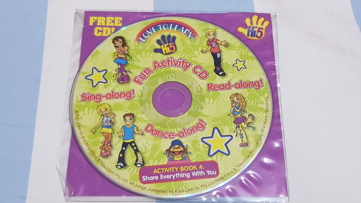 Share Everything With You (Activity Book & Free CD) Hi5 TV Wiki Fandom