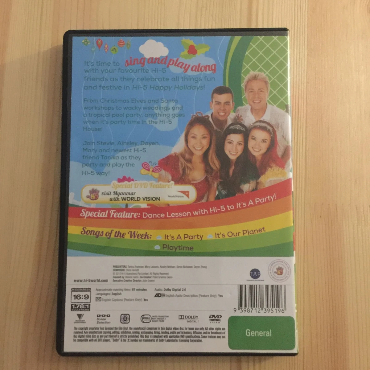 HAPPY☆LESSON(5) [DVD] wwzq1cm Happy Holidays (video)/Home Video | Hi-5 TV Wiki | Fandom