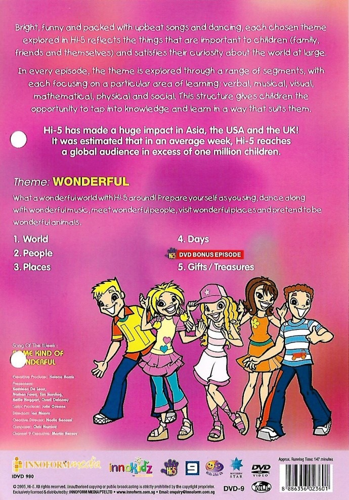 Series 7 Volume 8: Some Kind Of Wonderful (video) | Hi-5 TV Wiki