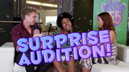 Lauren and Stevie doing the surprise audition