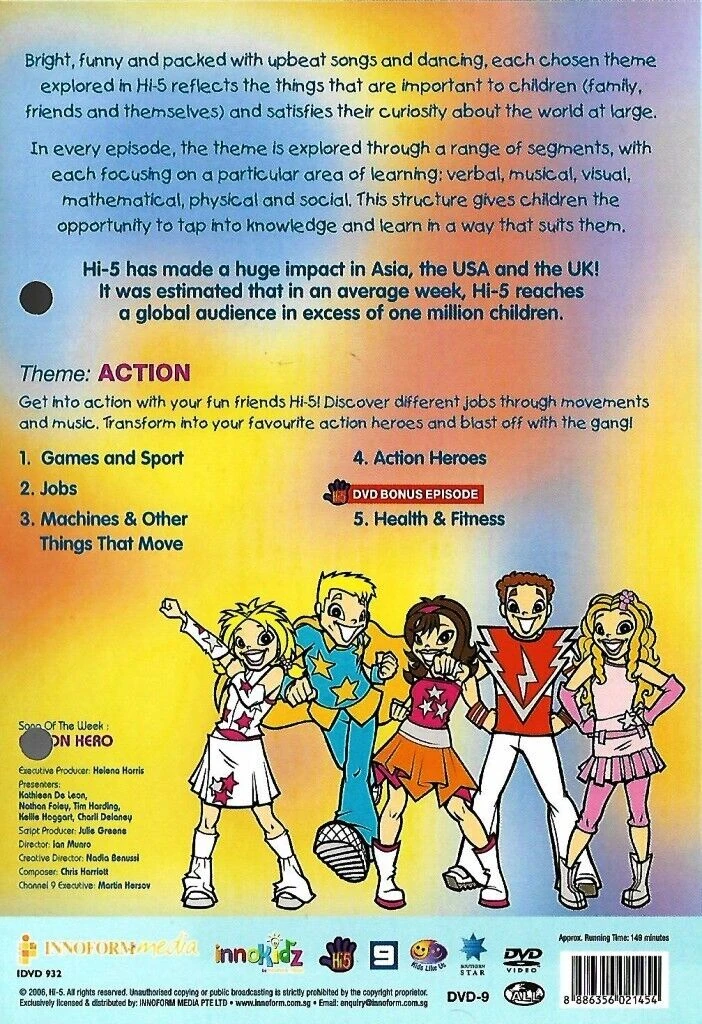 Series 7 Volume 3: Action (video) | Hi-5 TV Wiki | Fandom