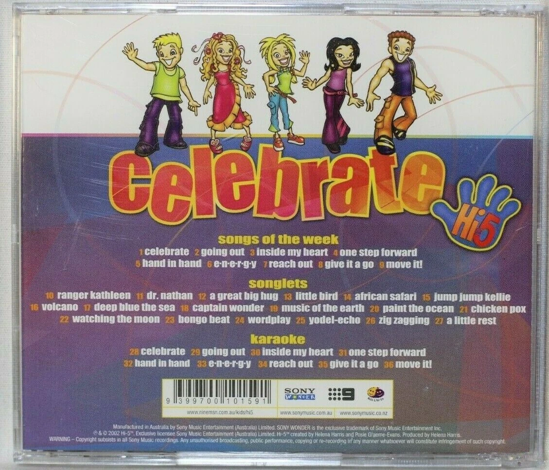 Celebrate (album)/Gallery | Hi-5 TV Wiki | Fandom
