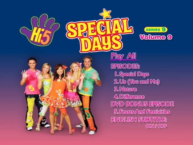 DVD Menu | Hi-5 TV Wiki | Fandom