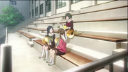 Lala, Sanae, and Hibiki form a horn trio
