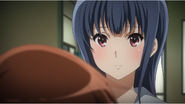 Mizore gives Kumiko encouragement