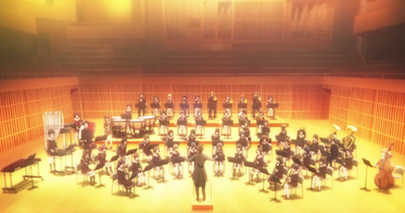 Kitauji High School Concert Band performing