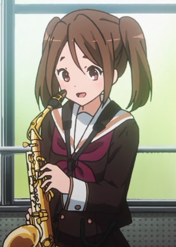 Premium Photo | Anime girl playing a saxophone in a room with plants  generative ai