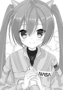 Aria in NASA Suit