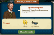 Quest Tennis, Anyone? 3-Rewards