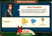 Quest DISH Fast Find Quest-Rewards