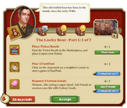 Quest The Lucky Bear Part One 1-Tasks