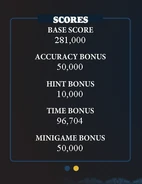 Example after clicking on the Blue Point under the Reward Box