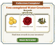 Collection Water Creatures-Completed