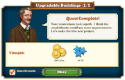 Quest Upgradable Buildings-Rewards