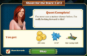 Quest Shoot for the Stars 1-Rewards