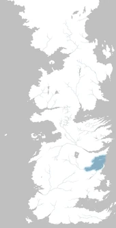 Bahía del Aguasnegras en el mapa de Poniente