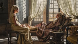 La reina Aemma y su hija Rhaenyra ()