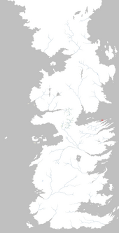 Guijarro en el mapa de Poniente
