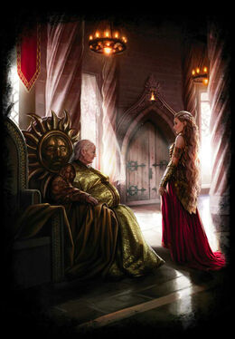The meeting between Meria Martell and Rhaenys Targaryen by Magali Villeneuve©