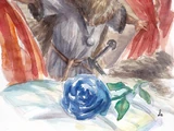 Rosa azul invernal
