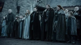 Familia Stark ante el rey HBO