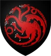 Casa Targaryen estandarte