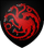 Casa Targaryen estandarte