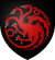 Casa Targaryen estandarte