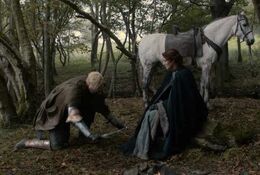 Brienne jura lealtad a Catelyn HBO